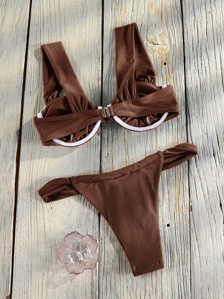 Bikini con Diseño Sofisticado para l